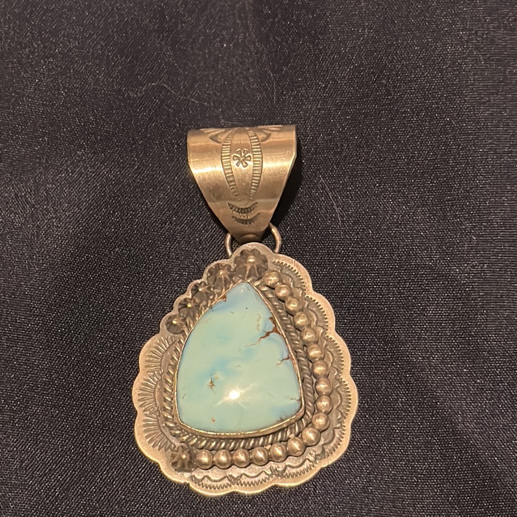 Golden Hills Turquoise Pendant